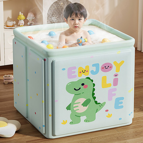 【日本】可折叠儿童泡澡桶