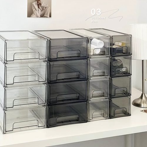 日本抽屉式桌面收纳盒