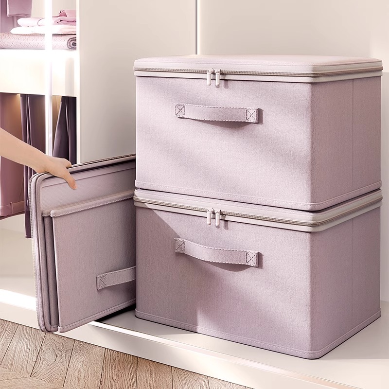 日本带锁收纳箱家用衣物大容量