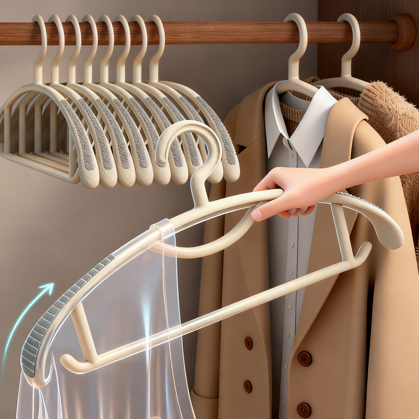 衣架家用挂衣无痕防滑2025新款