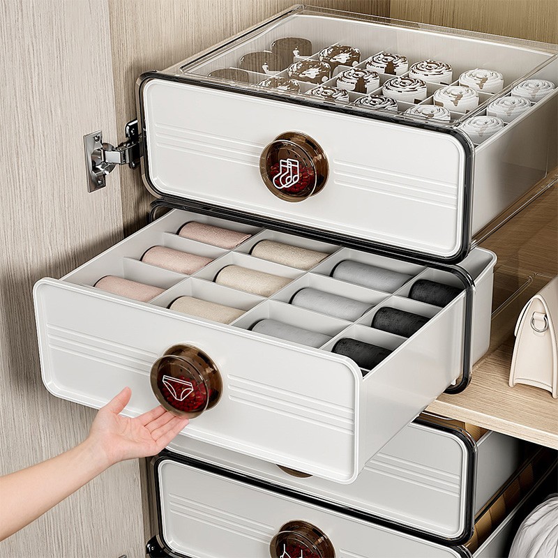 日本内衣收纳盒家用三合一