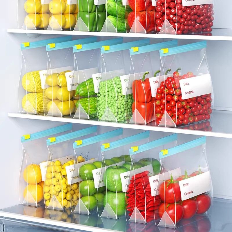 日本保鲜袋密封袋食品级家用冰箱专用带封口拉链式自封加厚收纳袋