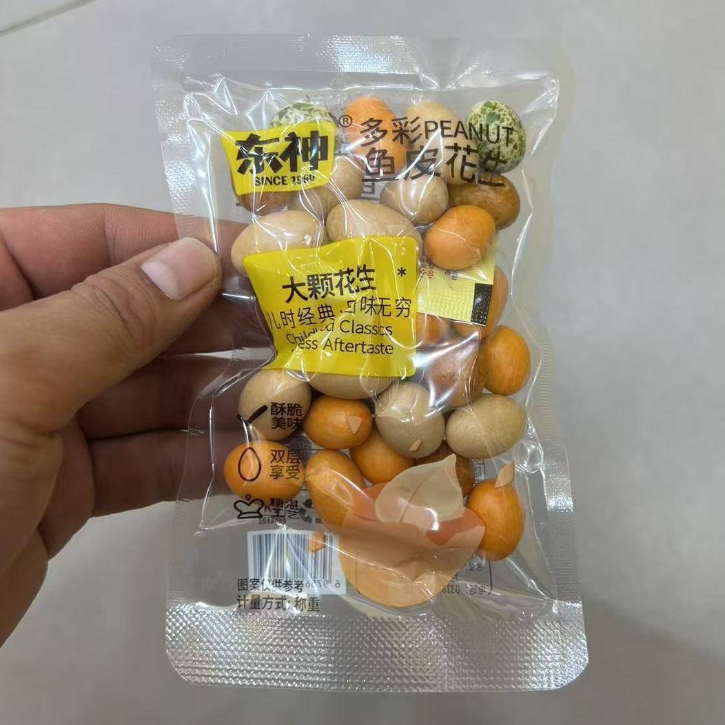 东神多彩花生豆鱼皮花生500g图片