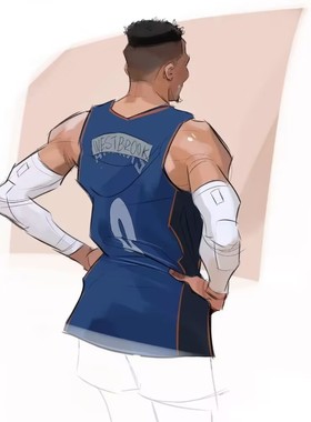 拉塞尔·威斯布鲁克0号球衣威少篮球服Westbrook神龟上衣
