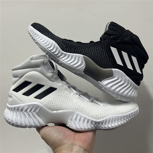 阿迪达斯男子防滑高帮缓震篮球鞋