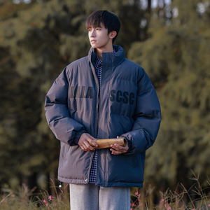 814-1-MF99-P108 148 厚板胶印字母棉服棉衣（聚酯纤维）图片