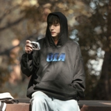 渐变牙刷绣麂皮绒连帽卫衣814-1-WY2040-P68控89（100聚酯纤维，男装卫衣，星座814-1