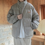 814-1-MF22-P158188水洗做旧PU皮棉服棉衣（100聚酯纤维），男装棉衣，星座814-1