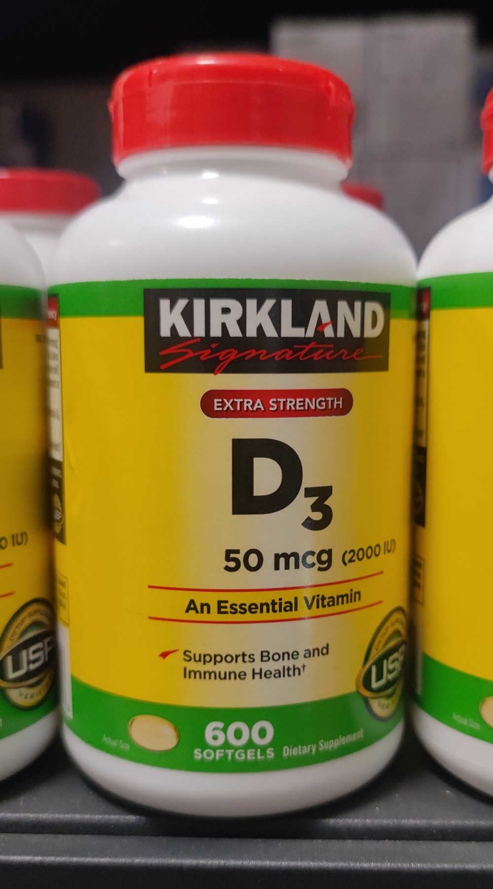 临期特价美国原装进口Kirkland柯克兰辅酶q10钙片VD补钙保健品