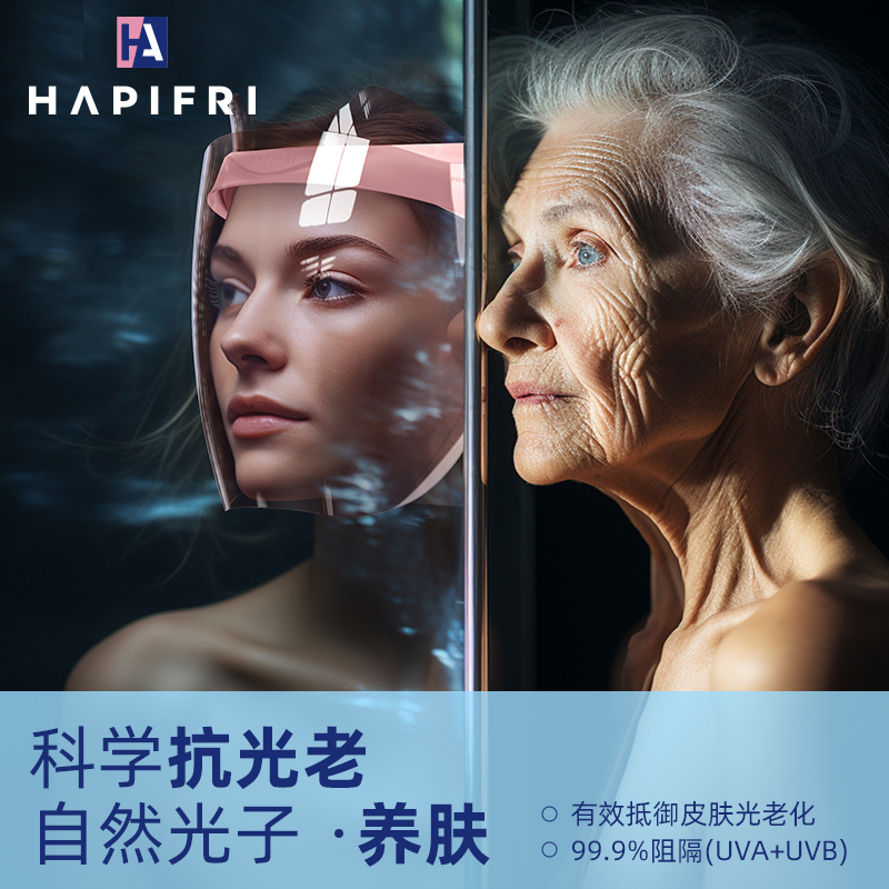 防晒面罩四季防紫外线开车户外防风医美术后 透射养肤光 光子养肤