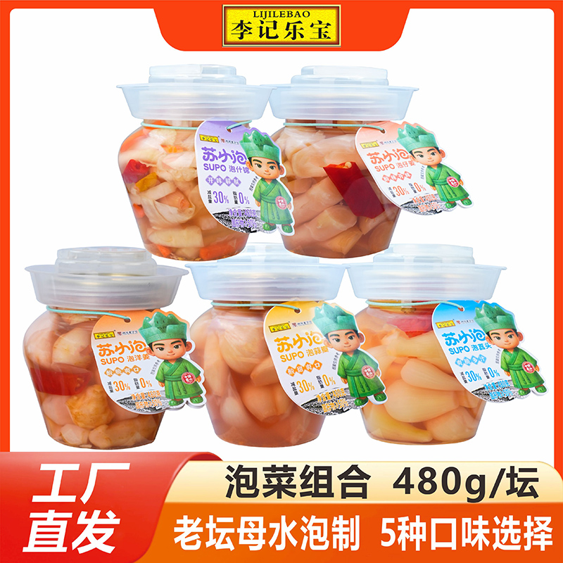 李记乐宝四川老坛泡菜480g