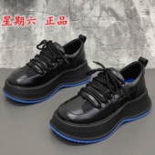 星期六正品 圆头厚底轻便休闲系带舒适百搭女单鞋 撤柜断码 处理秋季