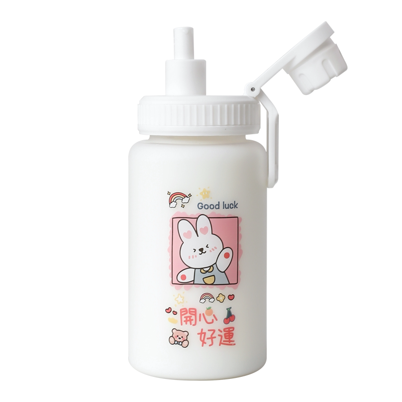 高颜值水杯子女可爱水瓶吸管杯
