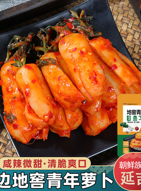 李窖主地窖青年萝卜 延边朝鲜族韩式风味 小伙子萝卜泡菜下饭咸菜