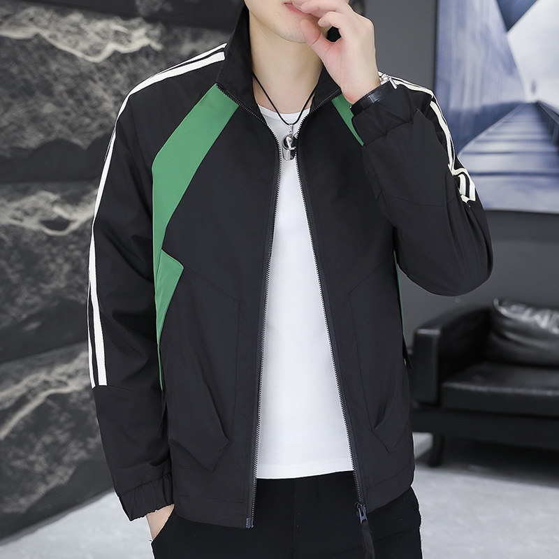 306B-2-K9008-P85秋季时尚男士休闲外套夹克衫青年,男装夹克,星座507A（原星座306B-2）