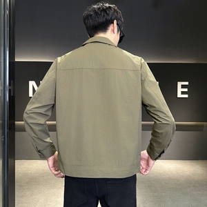 507A-JK833-P80 2025春季时尚男士百搭休闲夹克外套青年图片
