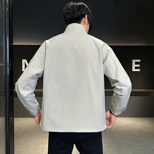 306B-2-JK407-P85 2025秋冬时尚男士外套百搭青年夹克衫图片