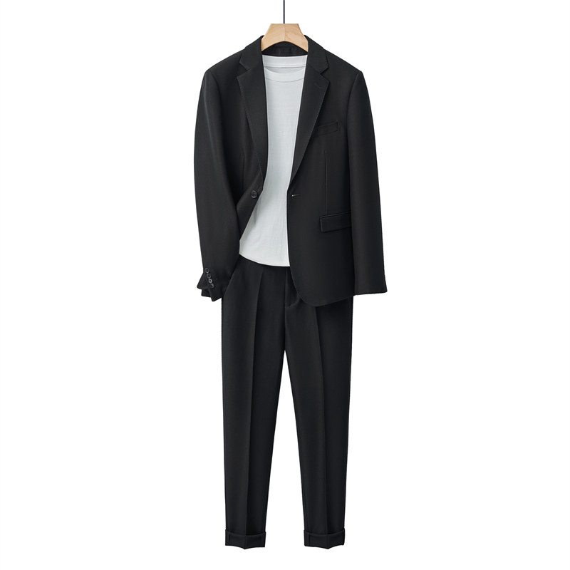 306B-2-T639-P2252025春夏青年意式英伦帅气西服两件套装结婚,男装西服,星座507A（原星座306B-2）