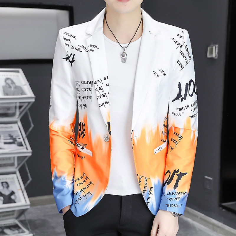 306B-2-X218-P752025秋季时尚撞色小西装西服外套,男装西服套装,星座507A（原星座306B-2）