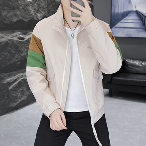 306B-2-K9007-P85 2025秋季男士撞色青年夹克休闲百搭外套图片