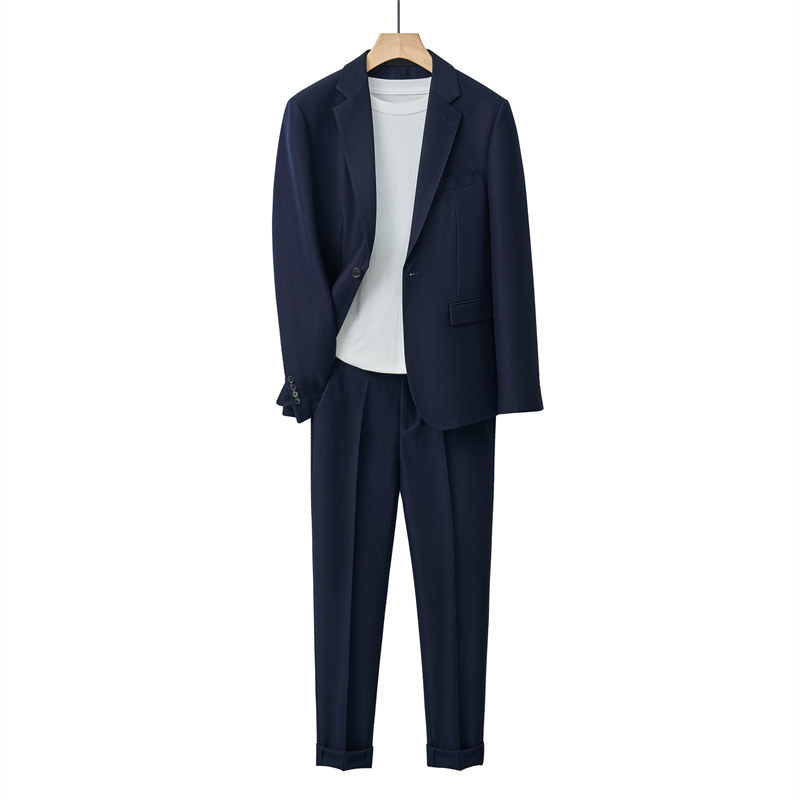 306B-2-T639-P2252025春夏青年意式英伦帅气西服两件套装结婚,男装西服,星座507A（原星座306B-2）