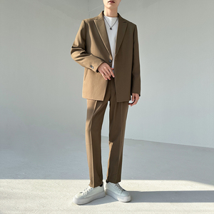 507A-T3230-P200 2025春夏时尚男士西服西裤两件套装图片