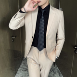 507A-T639-P2252025春季时尚男士西服西裤两件套装礼服，男装西服，星座507A（原星座306B-2）