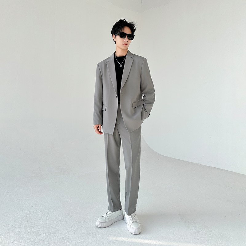 507A-T3250-P2302025春装时尚男士轻熟风西服西裤两件套,男装西服,星座507A（原星座306B-2）