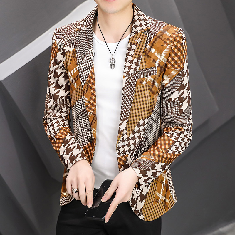 306B-2-X216-P802025秋冬男士小西装时尚长袖西服外套,男装西服套装,星座507A（原星座306B-2）