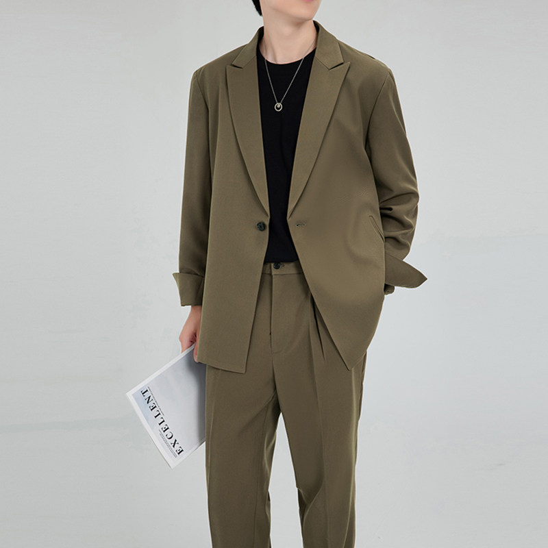 306B-2-T3230-P2002025秋季时尚痞帅青年西服西裤两件套装,男装西服,星座507A（原星座306B-2）