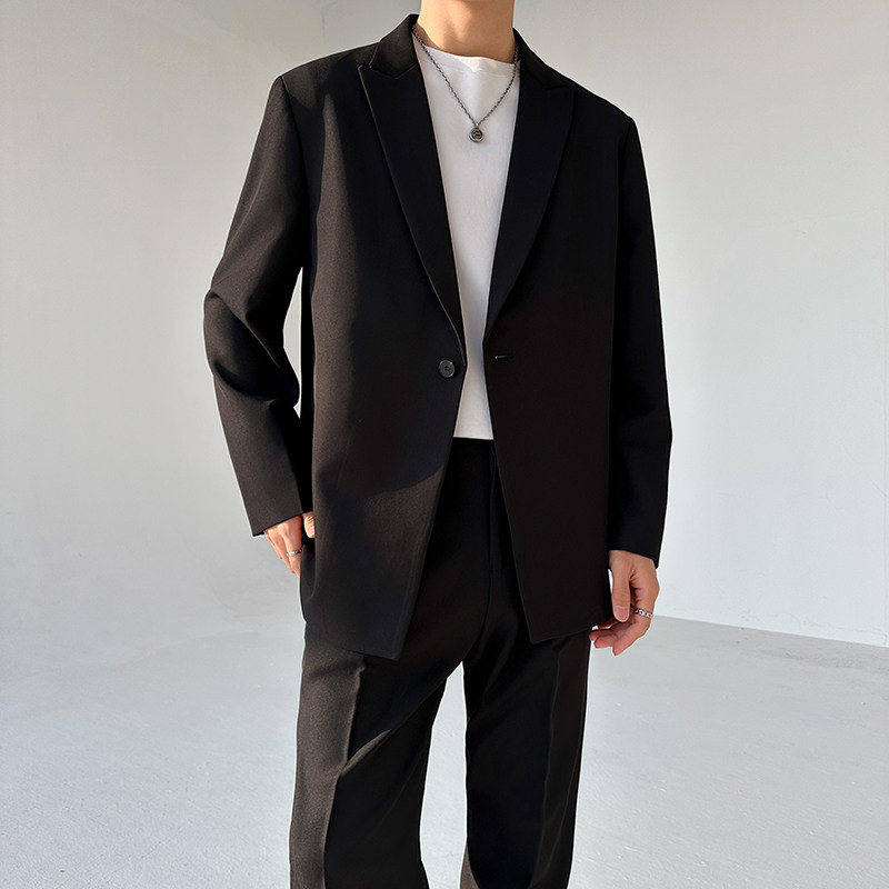 507A-T3230-P200 2025春夏时尚男士西服西裤两件套装图片