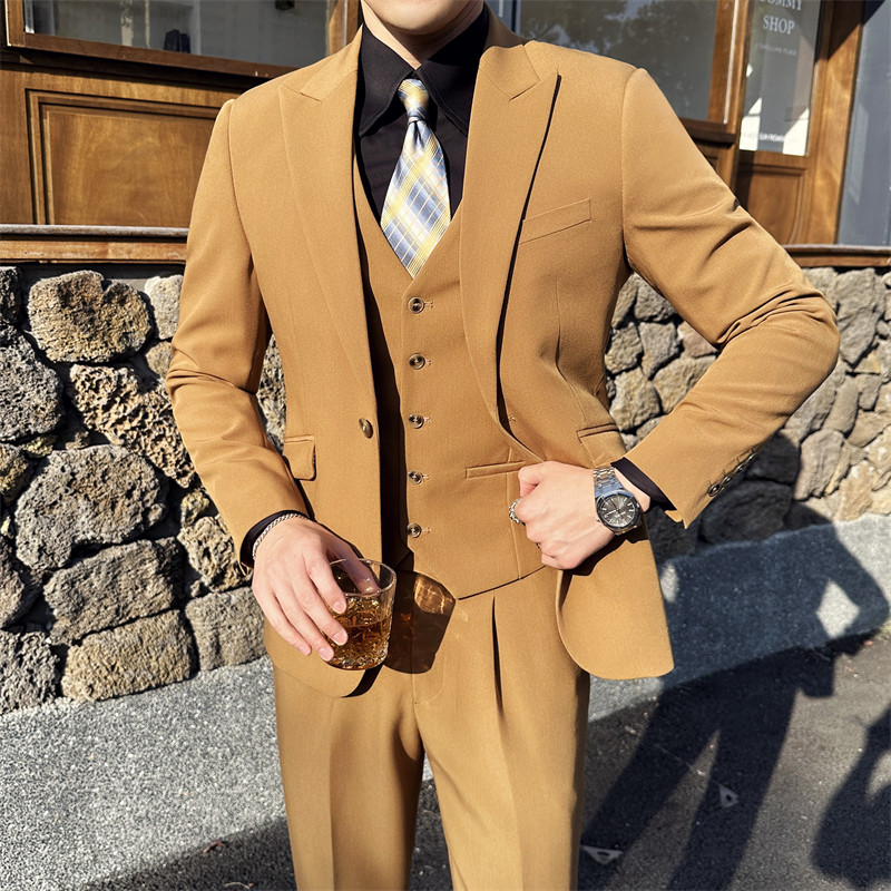 306B-2-SJT7768-P2952025春装英伦时尚正装西服三件套装礼服商务,男装西服,星座507A（原星座306B-2）