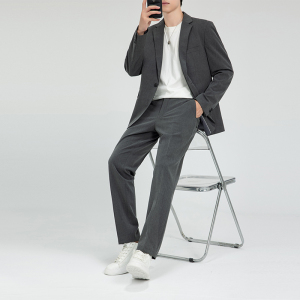 306B-2-LJT2000-P220 2025秋季时尚男士西服西裤两件套装结婚礼服图片
