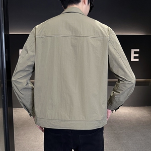 507A-JK833-P80 2025春季时尚帅气青年薄款夹克外套图片