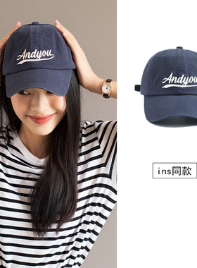 Charn Kiond 日本设计师联名款软顶春夏帽显脸小棒球帽防晒弯檐帽