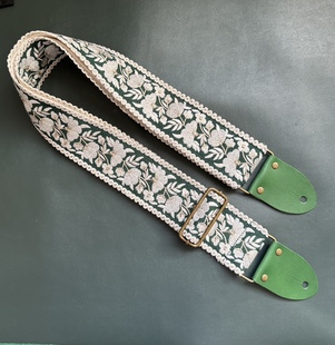 Gigforu重工刺绣精美百搭加宽通用吉他背带贝斯背带Guitar Strap