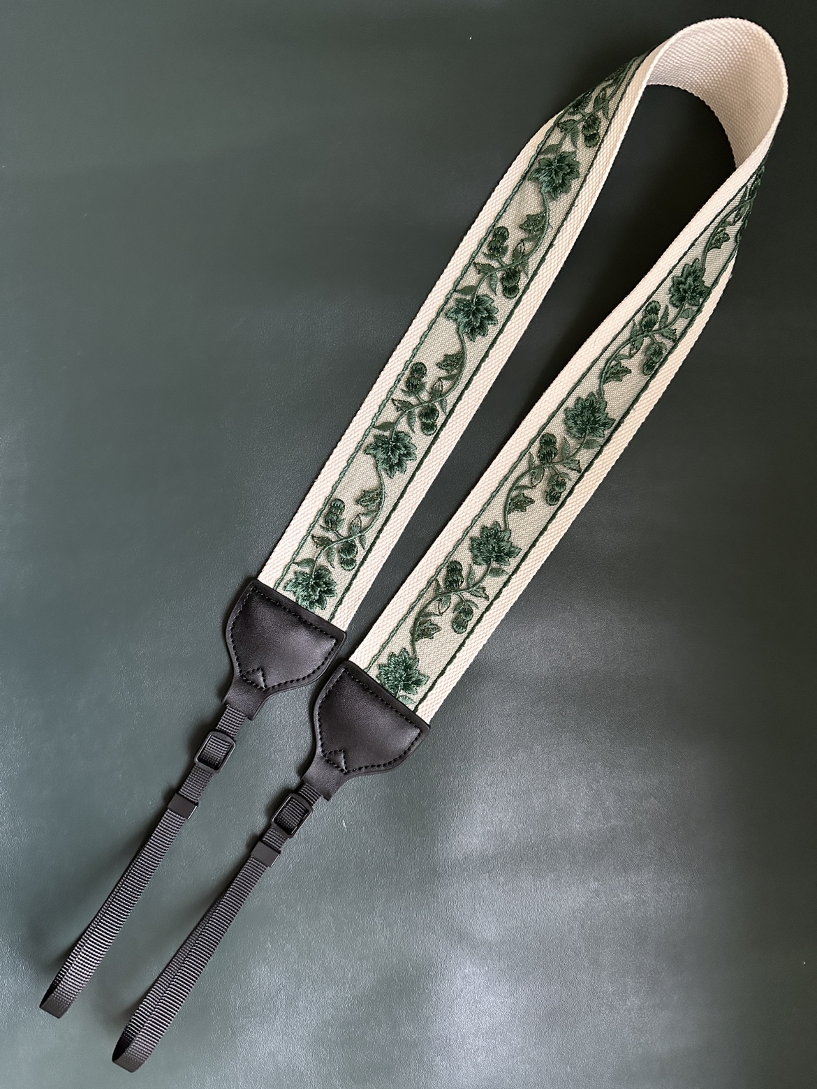 复古绿色蕾丝UNIKSTRAP相机背带