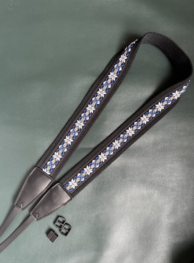 Unikstrap经典绣花通用相机背带可斜挎相机肩带Camera strap