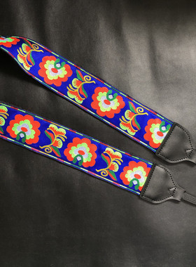 UNIKSTRAP纯手工撞色刺绣5CM宽通用加长相机背带CAMERA STRAP