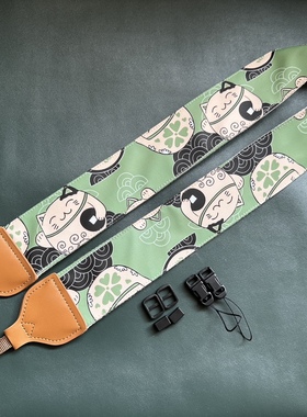 Unikstrap清爽招财猫通用相机背带相机腕带Camera Strap