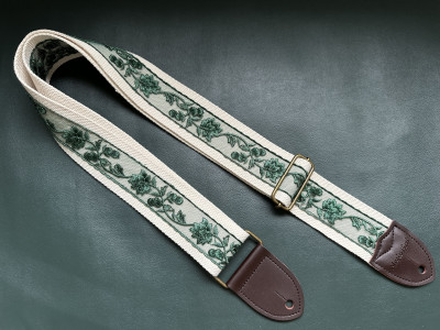 GIFORU绿蕾丝吉他背带背带