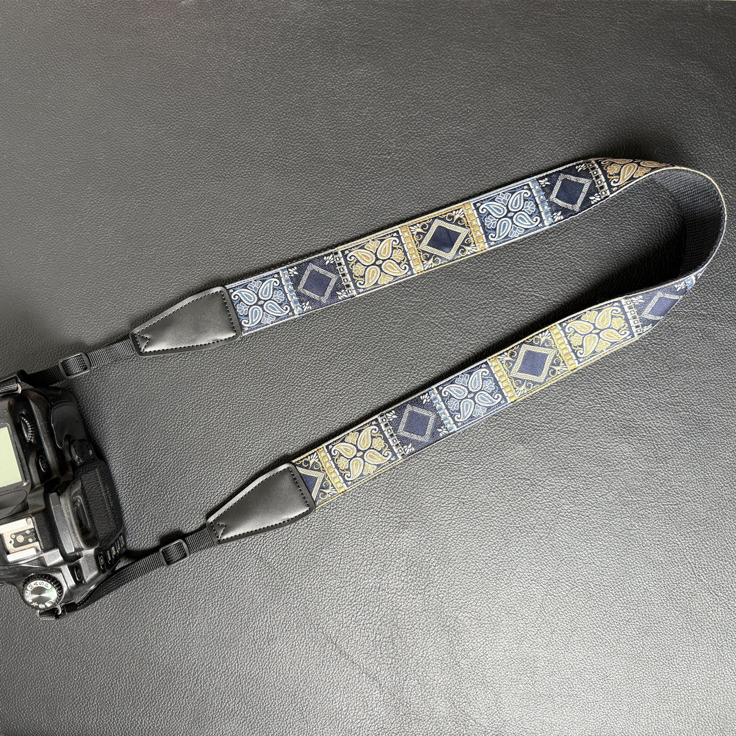 纯手工复古腰果花主题柔软舒适通用相机背带CAMERA STRAP