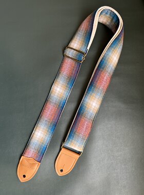 纯手工英伦复古风带海绵垫层通用吉他背带贝斯背带Guitar straps