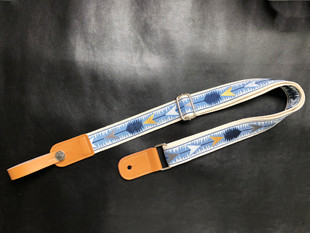 纯手工原创简洁几何百搭尤克里里背带ukulele strap含琴头带