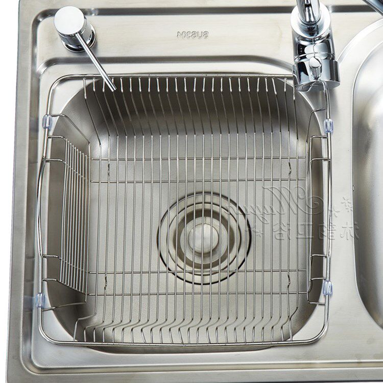 收纳不锈钢沥水篮厨房水池过滤长方形控水沥水架水槽架家用洗菜盆|ruв категории награду материалов, кухня, раковина аксессуары, осушение корзины - от Buy2taobao.com для оказания профессиональной услуги покупки агента Taobao