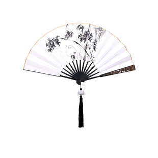 人渣反派自救系统周边沈清秋汉服折扇将进酒沈兰舟同款洒金扇子