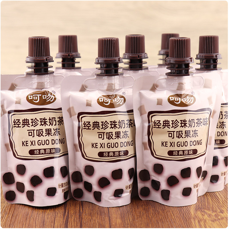 夏日饮品珍珠奶茶味吸吸果冻整箱袋装椰果粒儿童零食下午茶可冷饮,零食/坚果/特产,果冻/布丁,淘宝优惠券,粉丝福利购,淘宝优惠卷