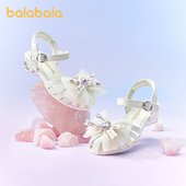 宝宝公主鞋 儿童鞋 夏季 巴拉巴拉女童凉鞋 2025新款 童鞋 子包头沙滩鞋