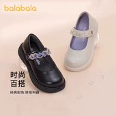 小童宝宝甜美小皮鞋 儿童鞋 子2025春秋新款 巴拉巴拉女童公主鞋 童鞋