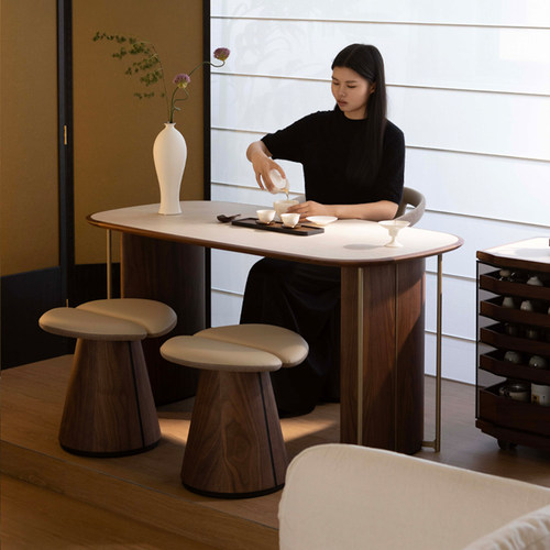 致家家居/云澜长茶桌/新中式茶桌